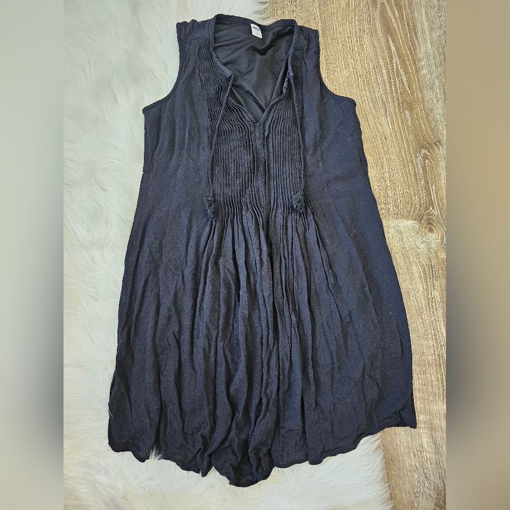 Old Navy med long dress tank top in black